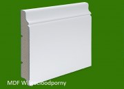 Listwa przypodłogowa MDF biała lakierowana - 150 x 16 PLUS - wilgocioodporna
